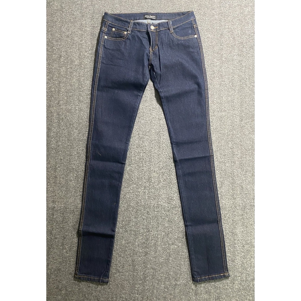 CHUNS FASHION DARK WASH BLUE DENIM SKINNY JEANS SIZE 30